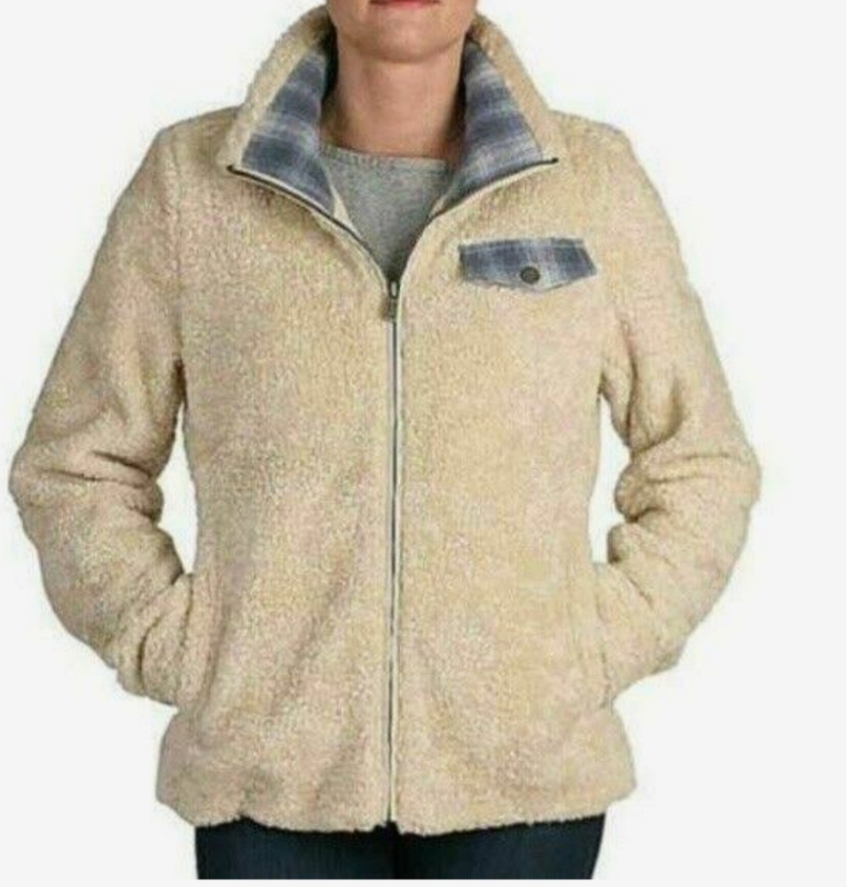 Pendleton Sherpa Shearling Wool Plaid Jacket XLARGE